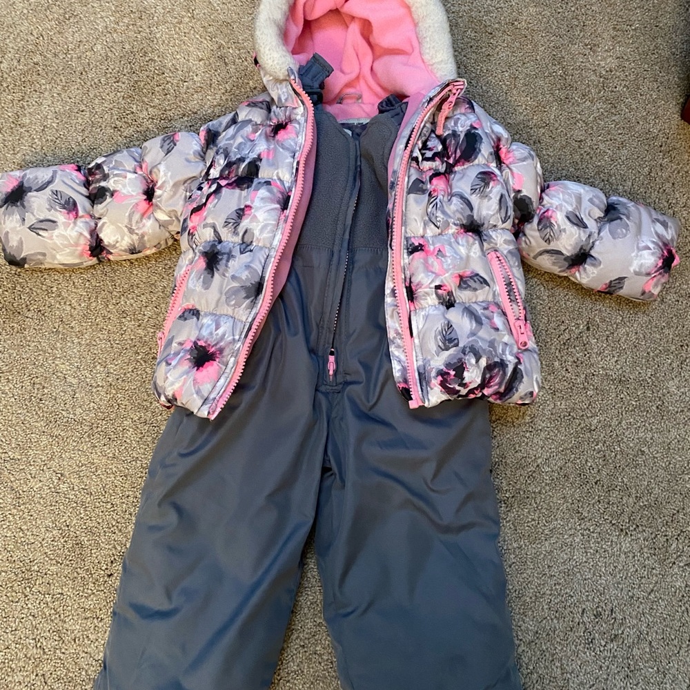 Osh Kosh Toddler Girl Coat and Snowsuit